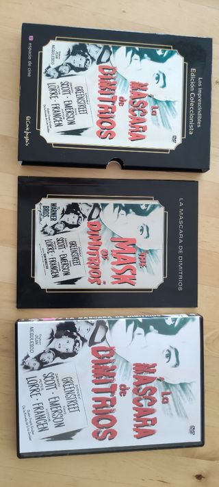 DVD La Máscara de Dimitrios Edición Coleccionista