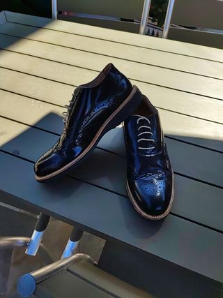 Zapatos elegantes hombre negros