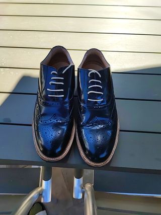 Zapatos elegantes hombre negros