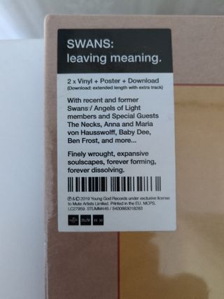 Swans - Leaving Meaning LP Vinile