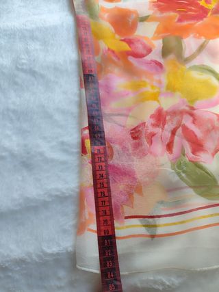 Pañuelo seda Georges Rech floral multicolor