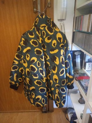 Chaquetón oversize estampado leopardo