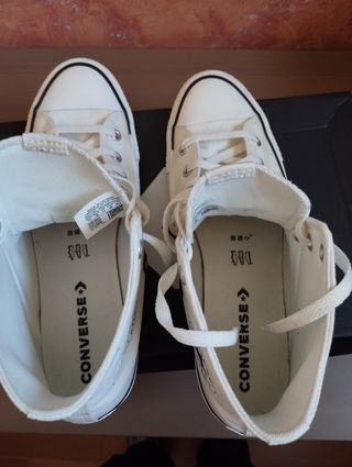 Converse All Star Bianche Taglia 45