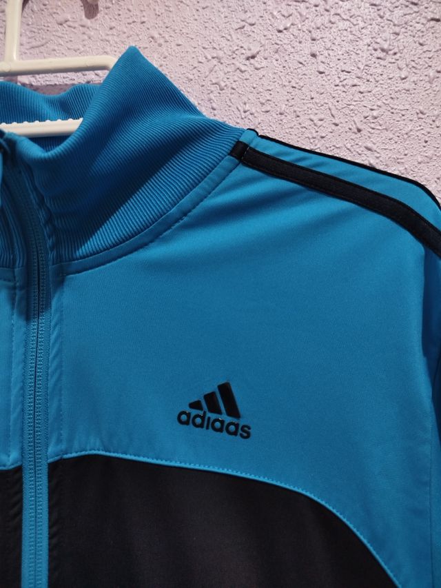 Chaqueta Adidas Talla S Azul y Negra