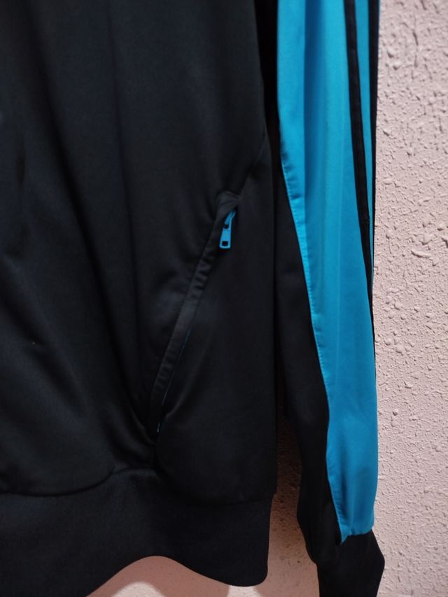 Chaqueta Adidas Talla S Azul y Negra