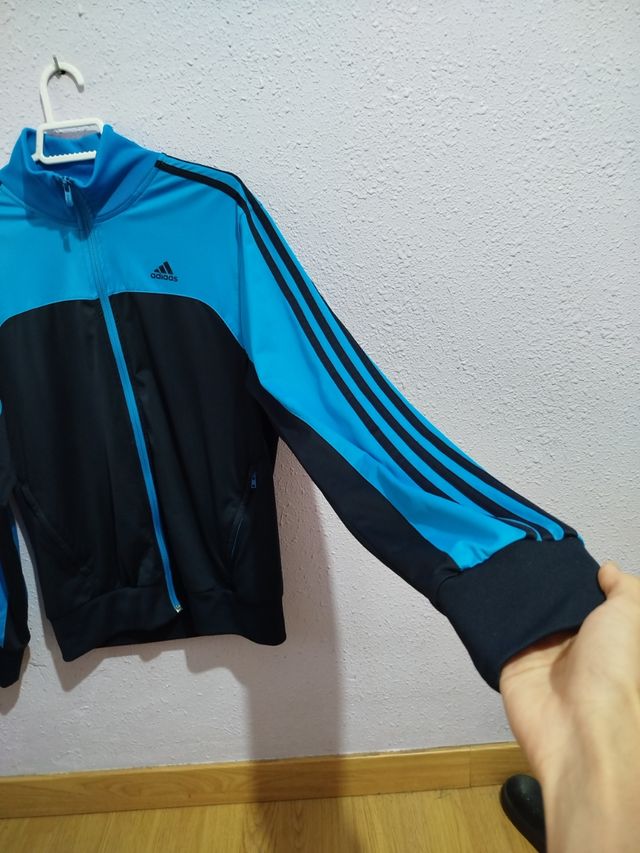 Chaqueta Adidas Talla S Azul y Negra