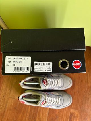 Scarpe Colmar Uomo Grigio Rosso numero 40