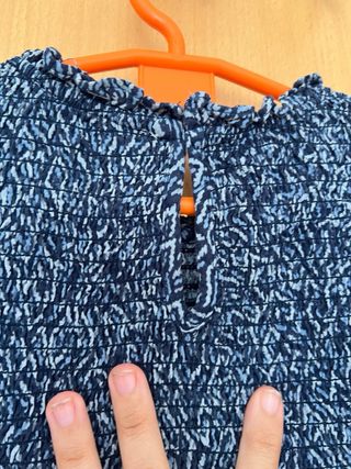 Vestido azul Mango