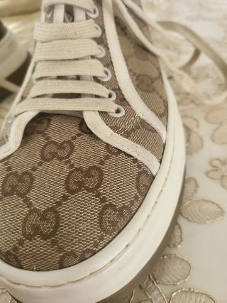 Zapatillas Gucci 1977 Beige/Marrón originales