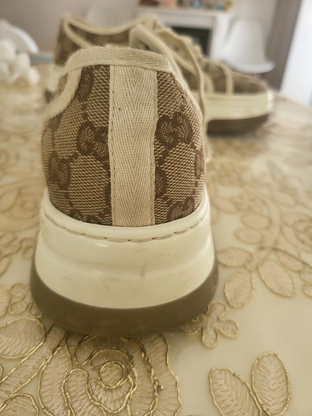 Zapatillas Gucci 1977 Beige/Marrón originales