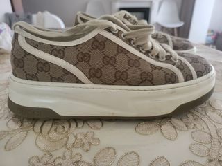 Zapatillas Gucci 1977 Beige/Marrón originales
