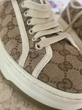 Zapatillas Gucci 1977 Beige/Marrón originales