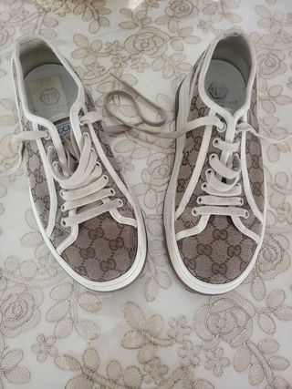 Zapatillas Gucci 1977 Beige/Marrón originales