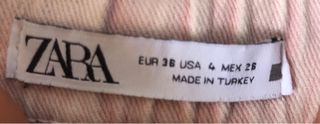 Shorts rosa Zara talle alto