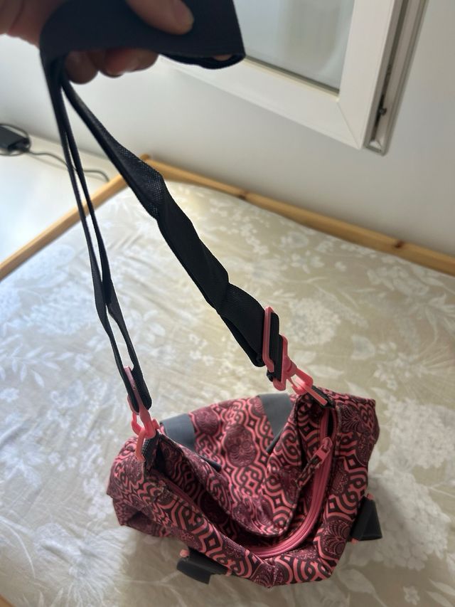 Bolsa Tote Polinesia Calaveras Rosa