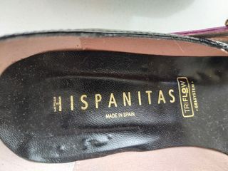 Zapatos Hispanitas Talla 41 Negros y Morados
