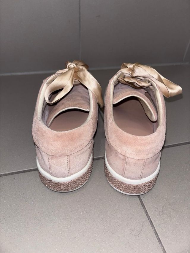 Geox sneakers donna rosa con lacci