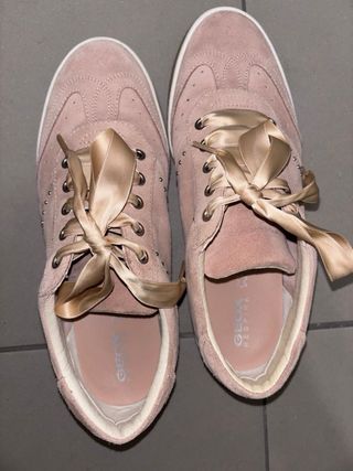 Geox sneakers donna rosa con lacci
