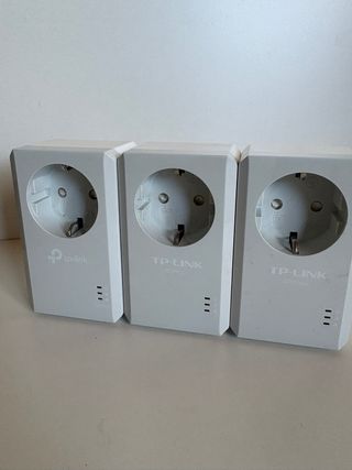Pack 3 Repetidores TP-Link Powerline + cables Ethe
