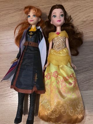 Muñecas Anna Frozen y Bella Disney
