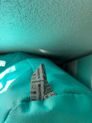 Puff Pera XL Polipiel Turquesa