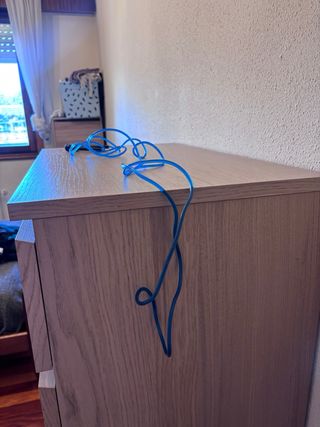 Comba para saltar azul