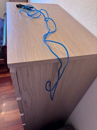 Comba para saltar azul