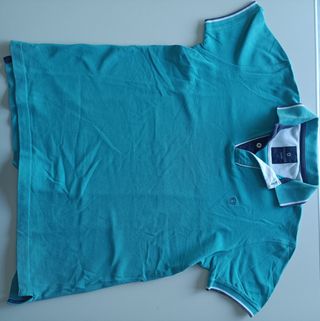 Camisa Polo FORECAST Verde Azulado Talla M
