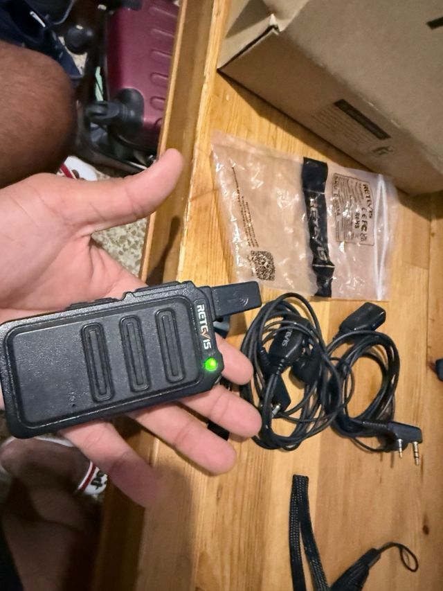 Walkie Talkie Retevis Negro