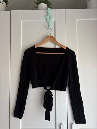 Conjunto top y falda larga negro