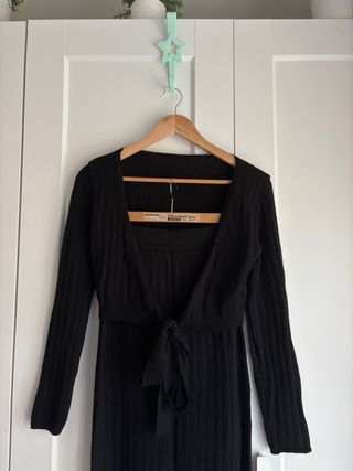 Conjunto top y falda larga negro