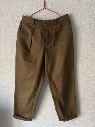 Pantalones Massimo Dutti Marrones
