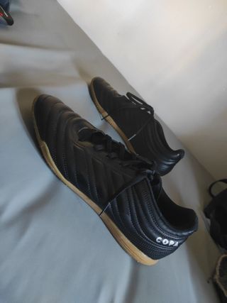 Zapatillas Adidas Copa Mundial Negras Marrones