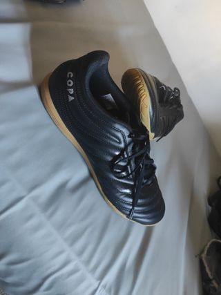 Zapatillas Adidas Copa Mundial Negras Marrones