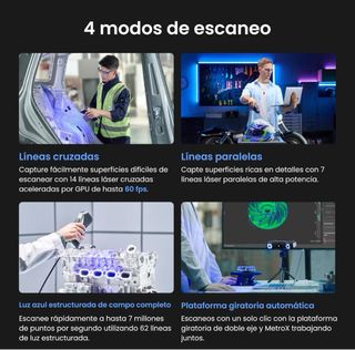 Scanner 3D professionale
MetroX