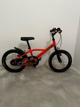 Bicicleta infantil Btwin naranja