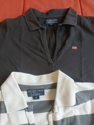 Camisetas Polo Ralph Lauren Rayas y Gris
