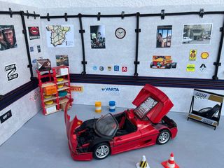 Diorama Taller Mecánico – Escala 1:18