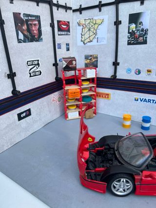 Diorama Taller Mecánico – Escala 1:18