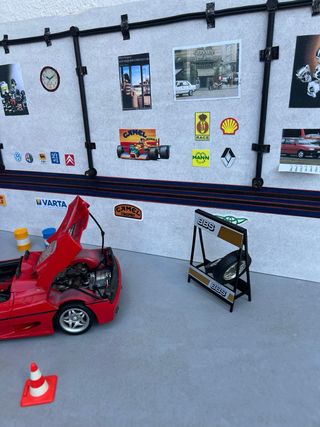 Diorama Taller Mecánico – Escala 1:18