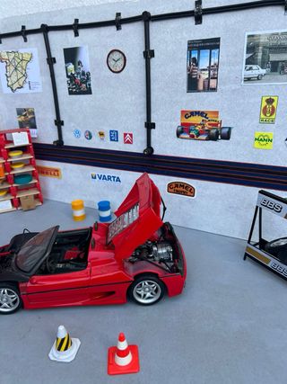 Diorama Taller Mecánico – Escala 1:18
