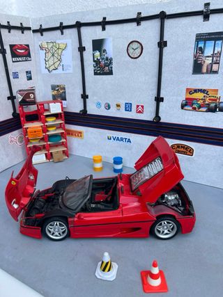 Diorama Taller Mecánico – Escala 1:18