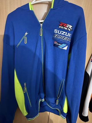 Chaqueta Suzuki GSX Ecstar con capucha

