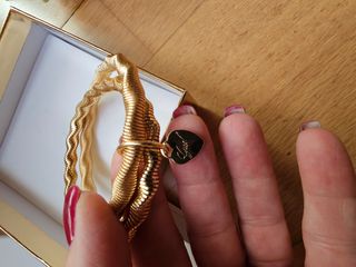 Bracciale Gisel doppio elastico con ciondolo cuore