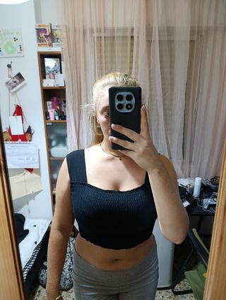 Top negro Shein talla L