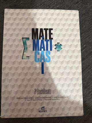 matematicas I primero de bachillerato