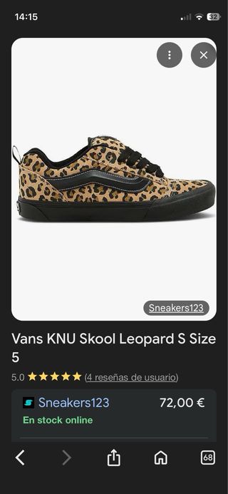 Vans Knu School Leopardo