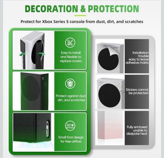 Xbox Series S Magnetic Smart Wrap Cover (Black)