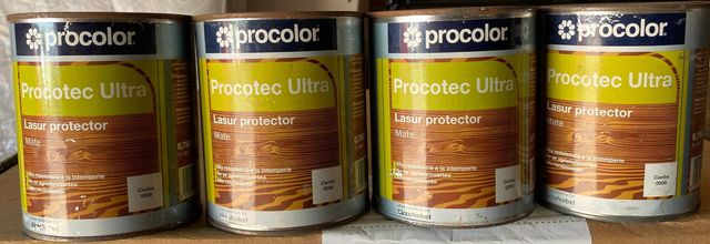 4 x Procolor Procotec Ultra Laser in mogano opaco 750 ml
