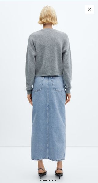 Falda vaquera Mango Talla M a Estrenar.